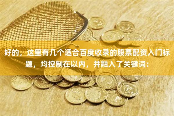 好的，这里有几个适合百度收录的股票配资入门标题，均控制在以内，并融入了关键词：
